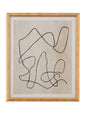 Bassett White Bound II Framed Print