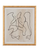 Bassett White Bound III Framed Print
