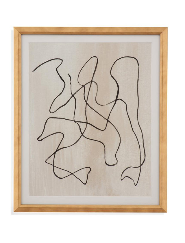 Bassett White Bound III Framed Print