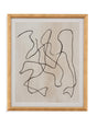 Bassett White Bound III Framed Print