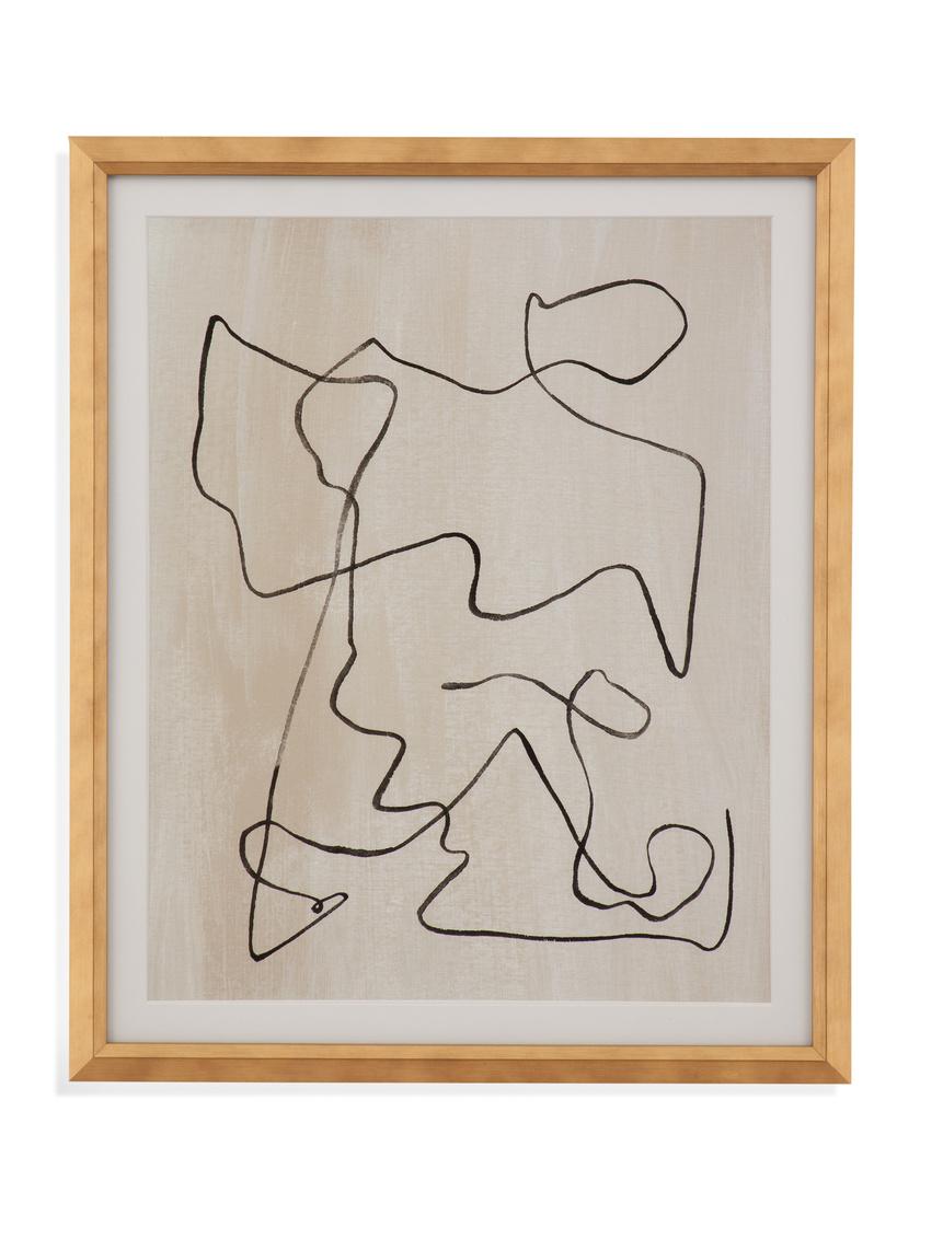 Bassett White Bound IV Framed Print