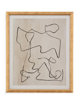 Bassett White Bound IV Framed Print