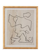 Bassett White Bound IV Framed Print