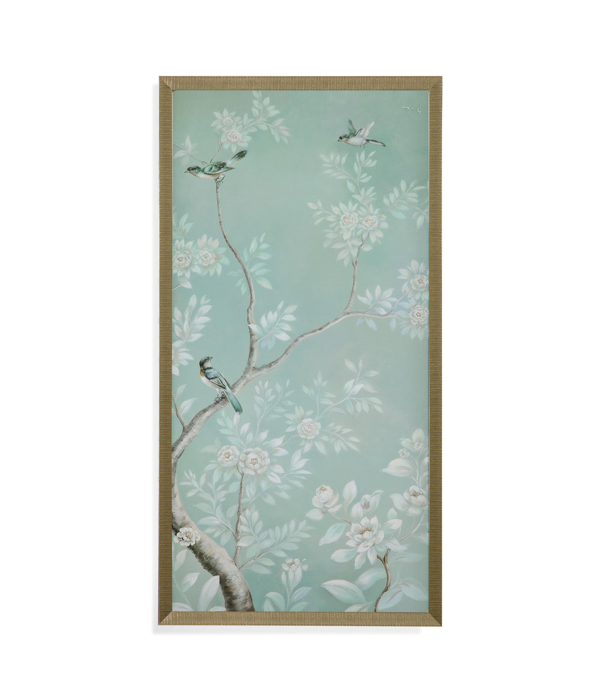 Bassett Green Birds & Flowers I Framed Print