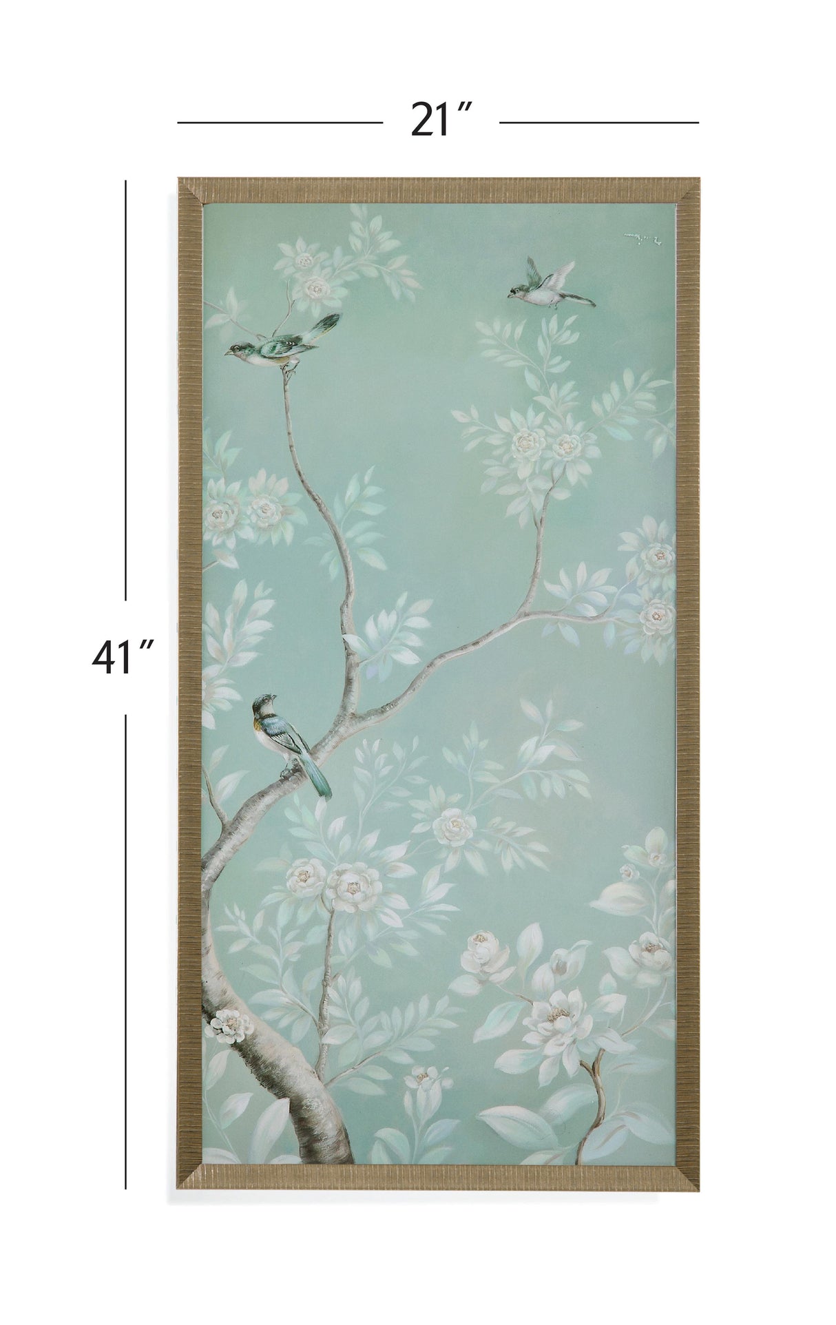Bassett Green Birds & Flowers I Framed Print