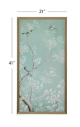 Bassett Green Birds & Flowers I Framed Print