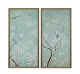 Bassett Green Birds & Flowers I Framed Print