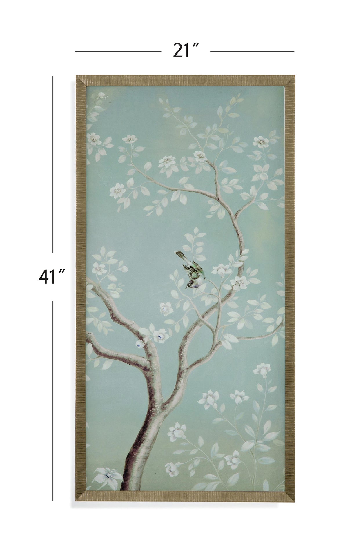 Bassett Green Birds & Flowers II Framed Print