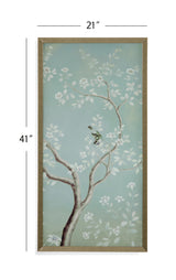 Bassett Green Birds & Flowers II Framed Print