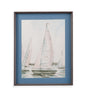 Bassett Blue Sail Scribble I Framed Print