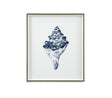 Bassett Blue Quiet Conch In Indigo III Framed Print