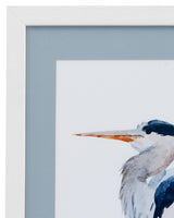 Bassett Blue Heron III Framed Print