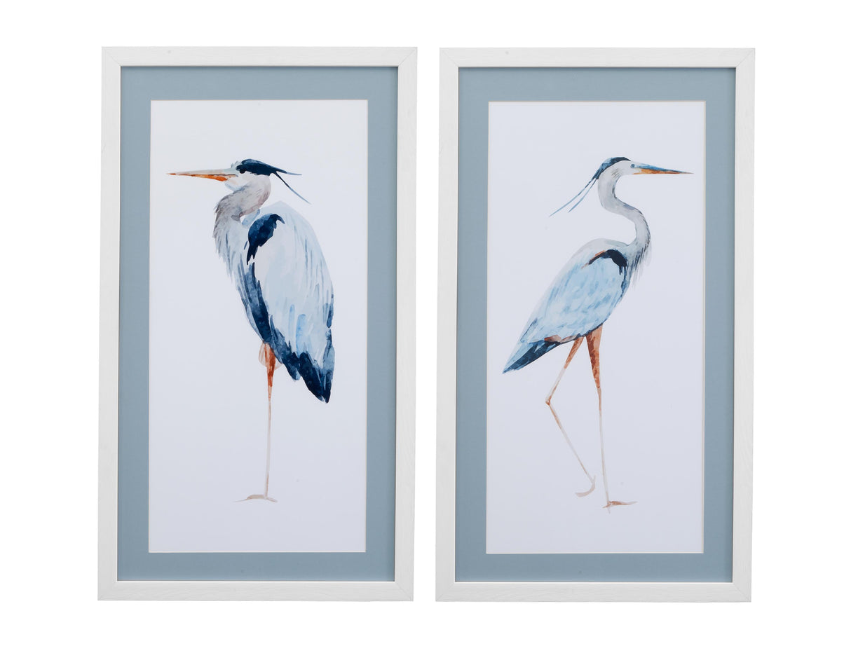 Bassett Blue Heron III Framed Print