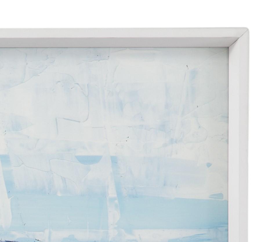 Bassett White Sea Gaze I Framed Print