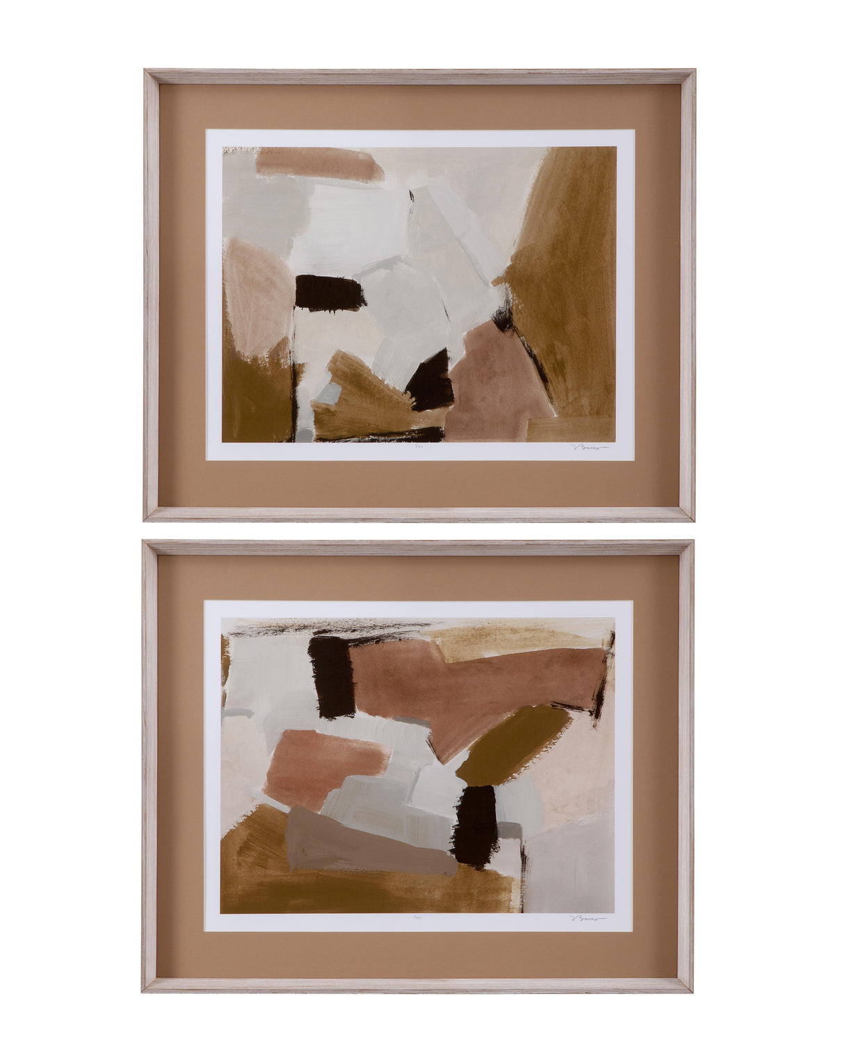 Bassett Brown Almondine II Framed Print