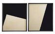 Bassett Black Optical Framed Print Set of 2