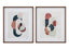 Bassett Black Loops & Bounds Framed Print Set of 2