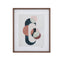 Bassett Black Loops and Bounds I Framed Print