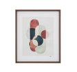 Bassett Black Loops and Bounds II Framed Print