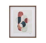 Bassett Black Loops and Bounds II Framed Print