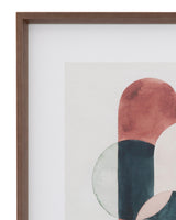 Bassett Black Loops and Bounds II Framed Print