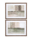 Bassett Brown Across the Abstract Bay Framed Print Set of 2