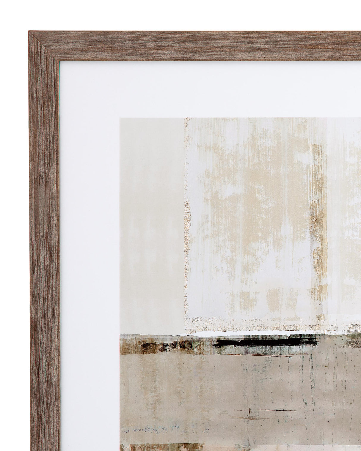 Bassett Brown Across the Abstract Bay I Framed Print
