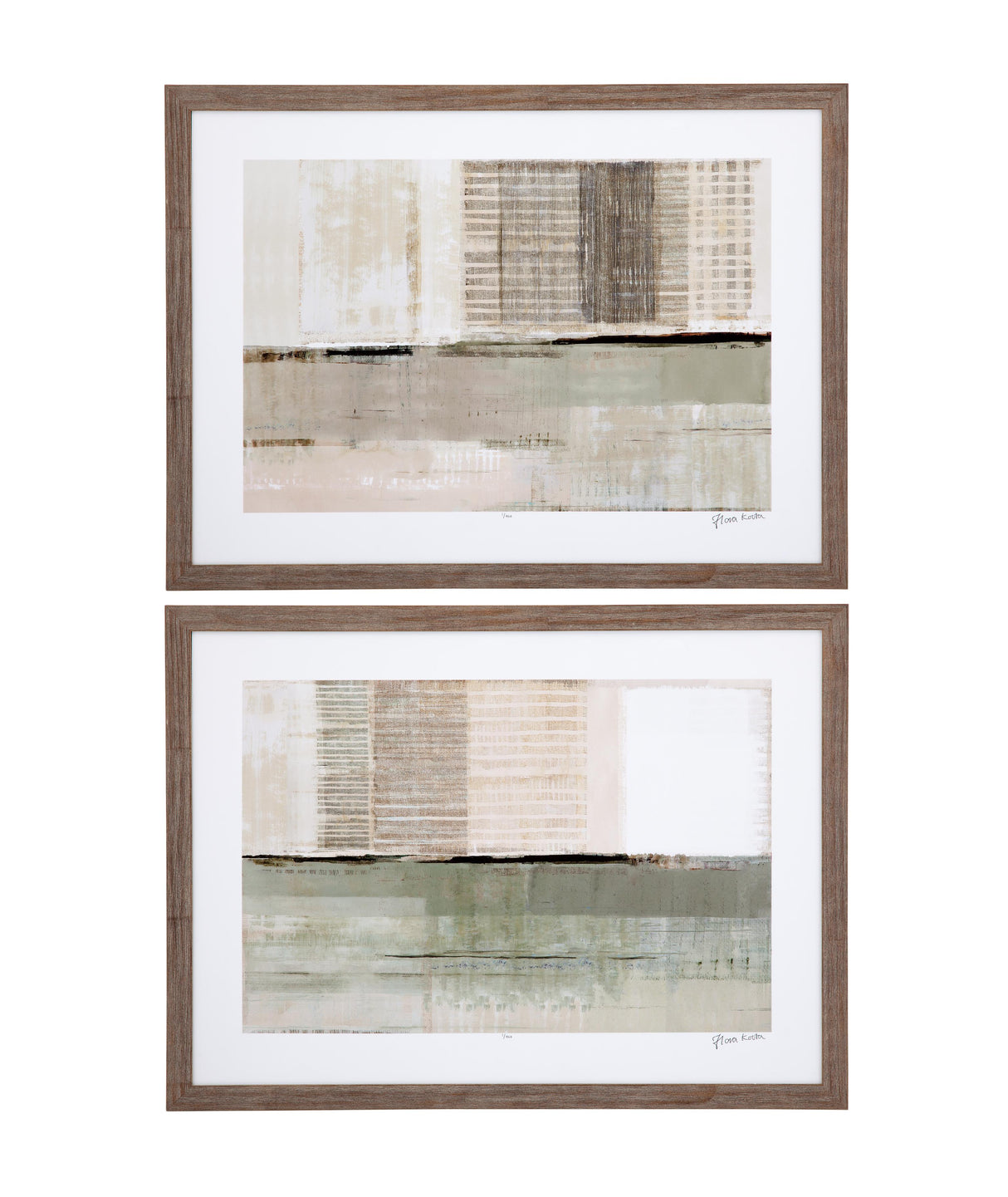 Bassett Brown Across the Abstract Bay I Framed Print