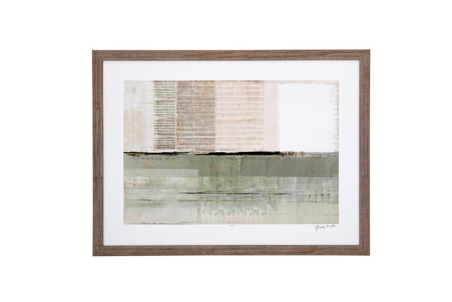Bassett Brown Across the Abstract Bay II Framed Print