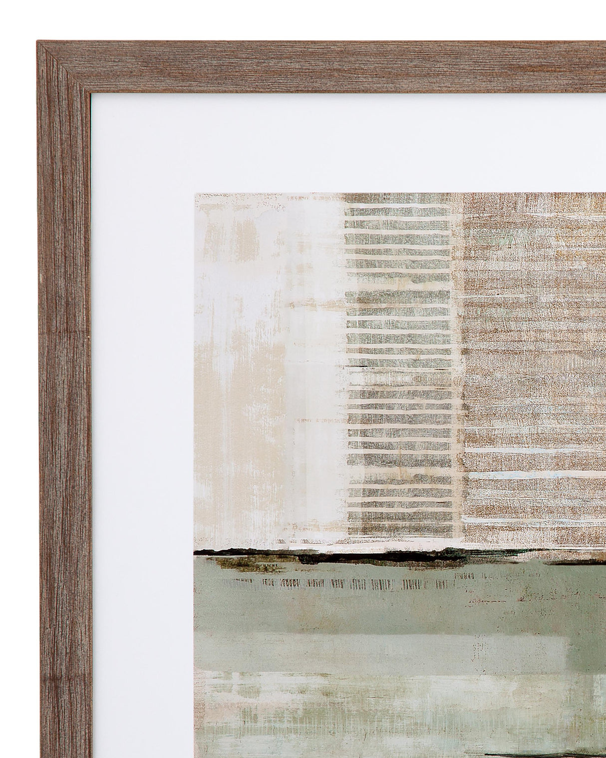 Bassett Brown Across the Abstract Bay II Framed Print