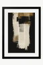 Bassett Black Sumatra II Framed Print