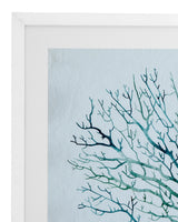 Bassett Blue Seaglass Shadow III Framed Print
