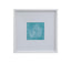 Bassett White White Coral on Blue I Framed Print