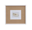Bassett White Neutral Shell Fresco I Framed Print