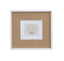 Bassett White Neutral Shell Fresco IV Framed Print