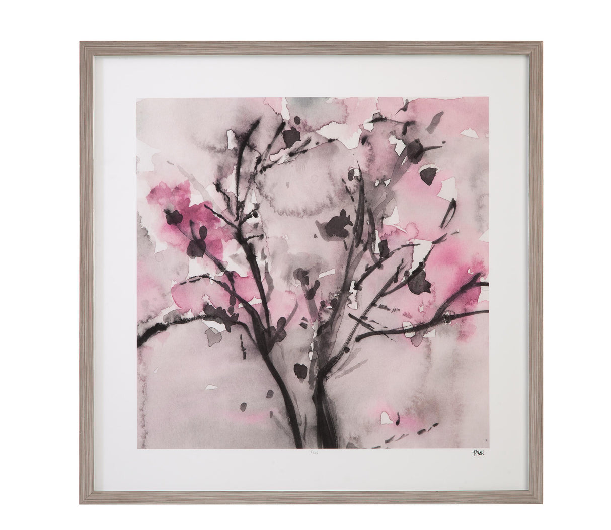 Bassett Pink The Blossoms I Framed Print