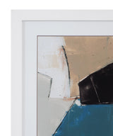 Bassett White Layers II Framed Print
