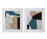 Bassett White Layers II Framed Print