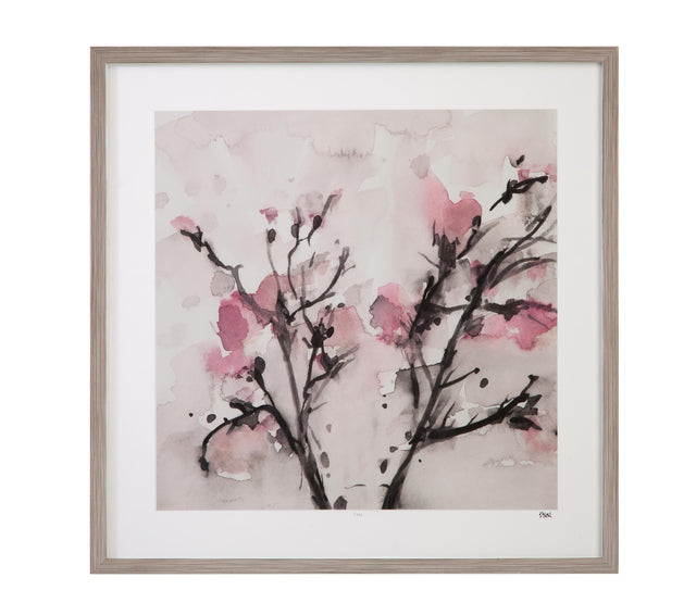 Bassett Pink The Blossoms II Framed Print