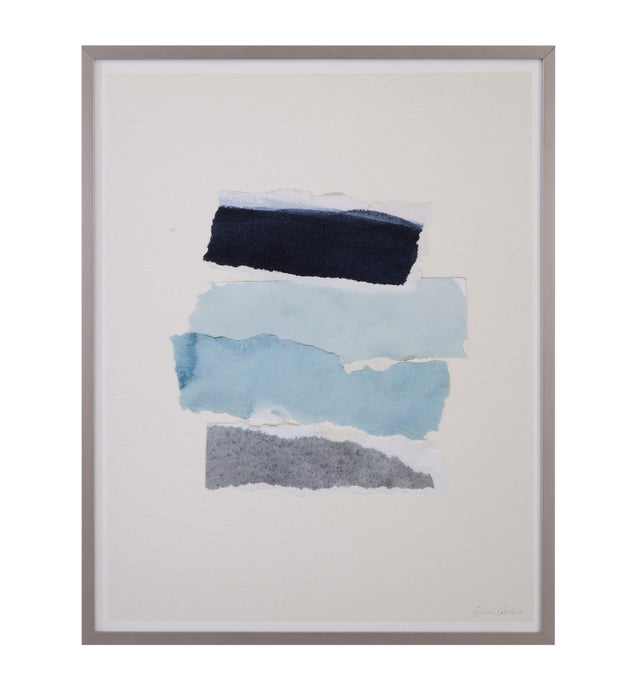 Bassett Blue Seaside Color Study III Framed Print