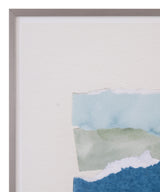 Bassett Blue Seaside Color Study Framed Print Set of 2