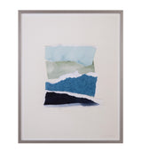 Bassett Blue Seaside Color Study I Framed Print