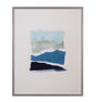 Bassett Blue Seaside Color Study I Framed Print
