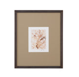 Bassett Brown Parchment Coral III Framed Print