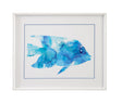 Bassett Blue Watercolor Fish II Framed Print