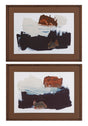 Bassett Brown Goldenrod Patch Framed Print s/2