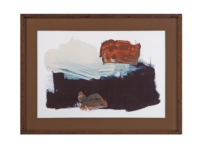 Bassett Brown Goldenrod Patch I Framed Print