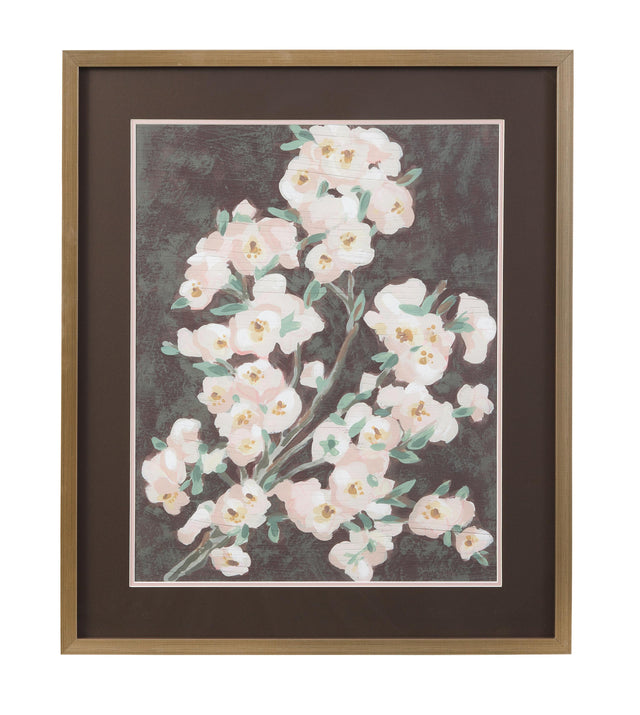 Bassett Brown Branch Burgundy I Framed Print