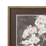 Bassett Brown Branch Burgundy I Framed Print