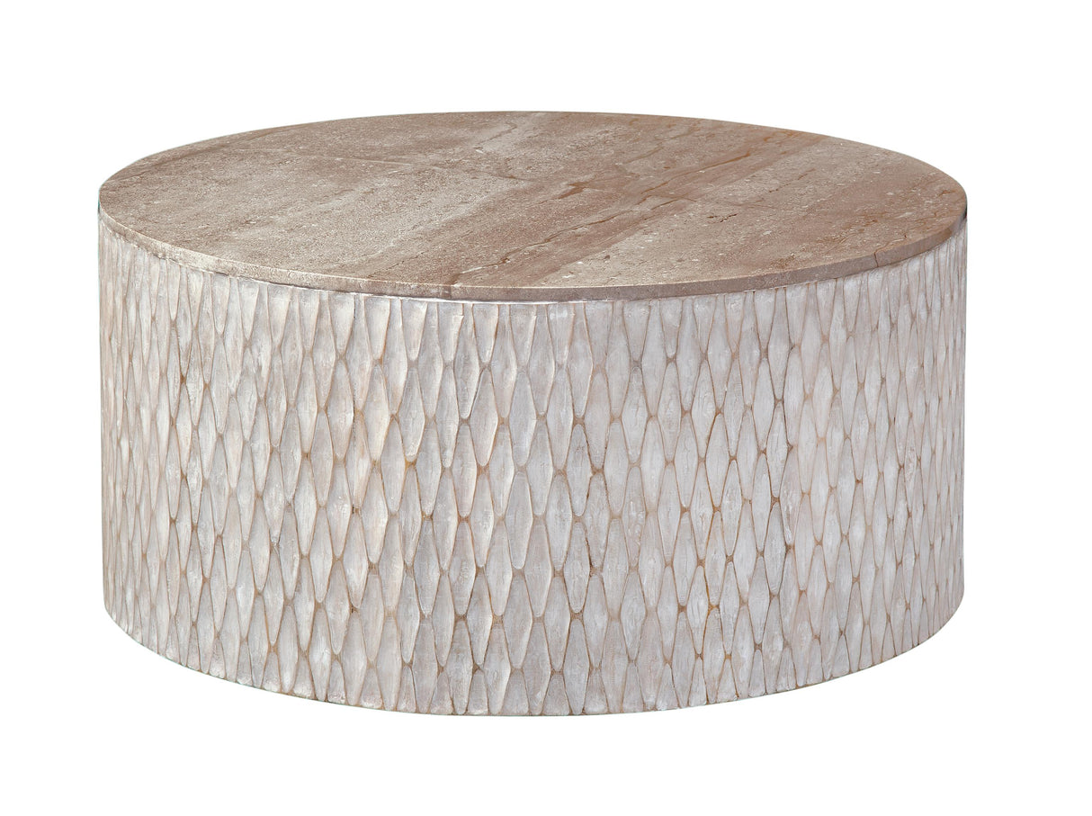 Bassett Beige Lorenzo Coffee Table